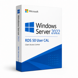 Microsoft Windows Server 2022 RDS 50 User CAL packaging